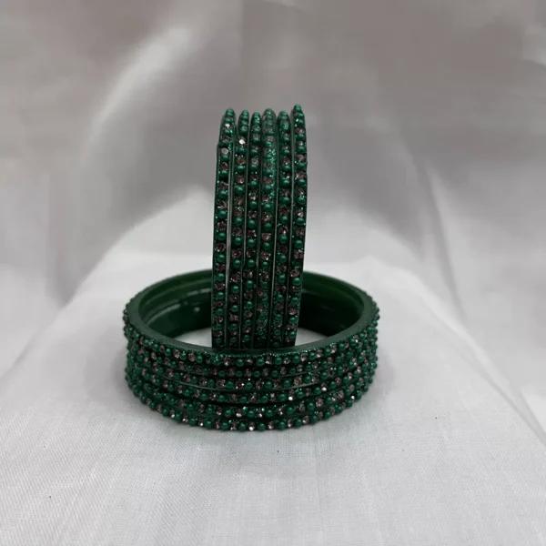 Kevna 3 bangles green