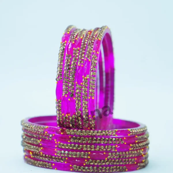Maharani bangles rani (Pack of 12 bangles)