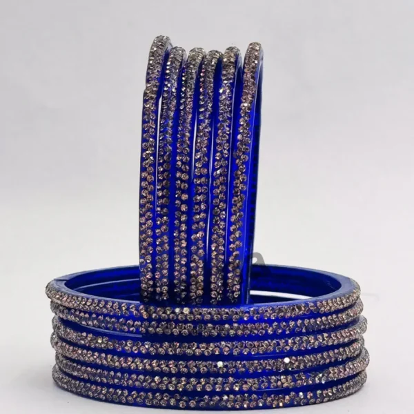 Aparana bangles blue (Pack of 12 bangles)