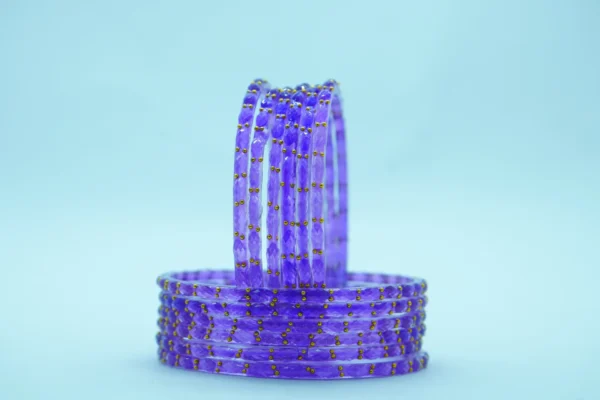 Amrit Bangles purple (Pack of 12 bangles)
