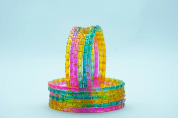 Amrit Bangles L-Multi (Pack of 12 bangles)