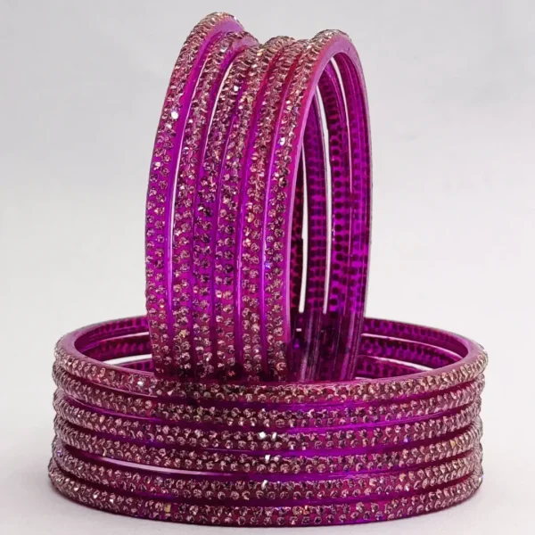 Aparana bangles wine (Pack of 12 bangles)