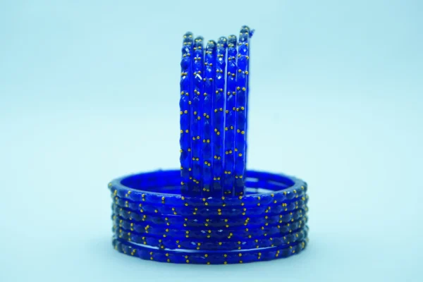 Amrit Bangles blue (Pack of 12 bangles)