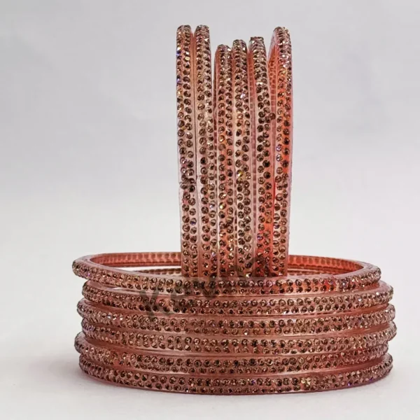 Aparana bangles rosegold (Pack of 12 bangles)