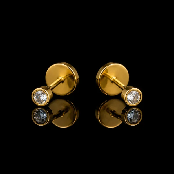 Kevna small stone earring